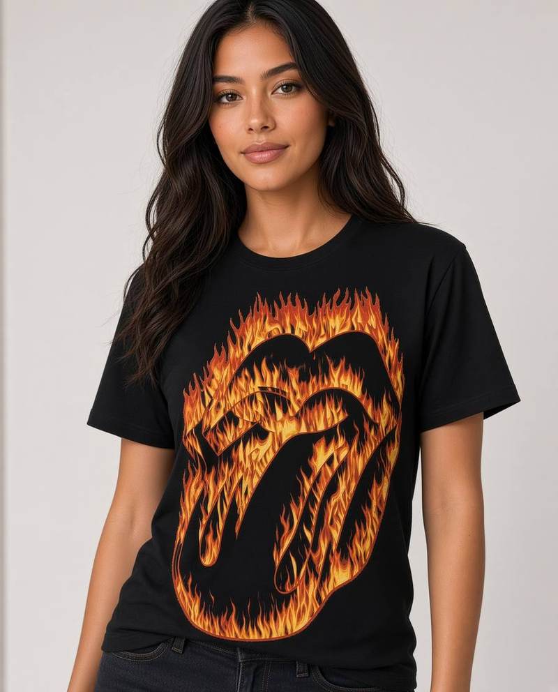 Flame tongue tee
